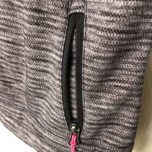 Snozu  pink grey water repellant faux fur lining hooded coat size small - Picture 4 of 9